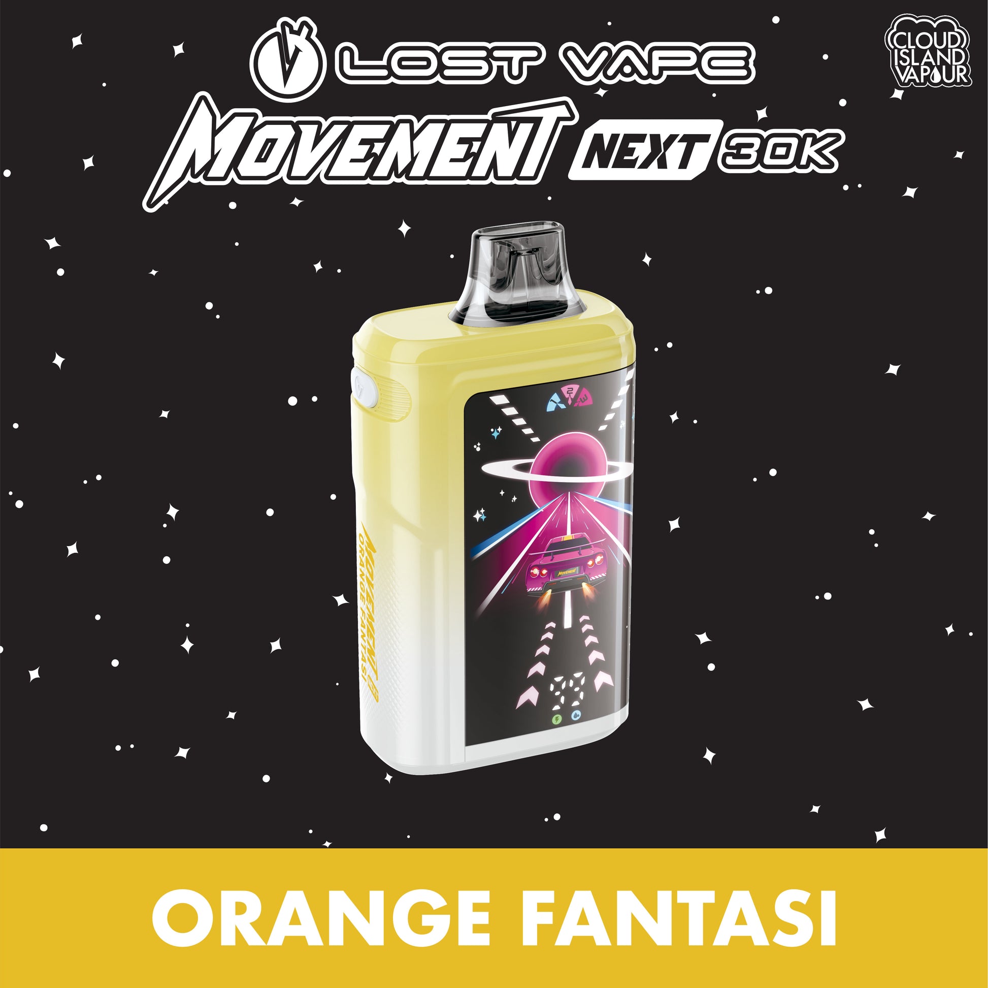 Lost Vape Movement Next 30K Disposable Vape - Orange Fantasi Cloud Island Vapour Lost Vape Movement Next 30K Disposable Vape - Orange Fantasi Cloud Island Vapour