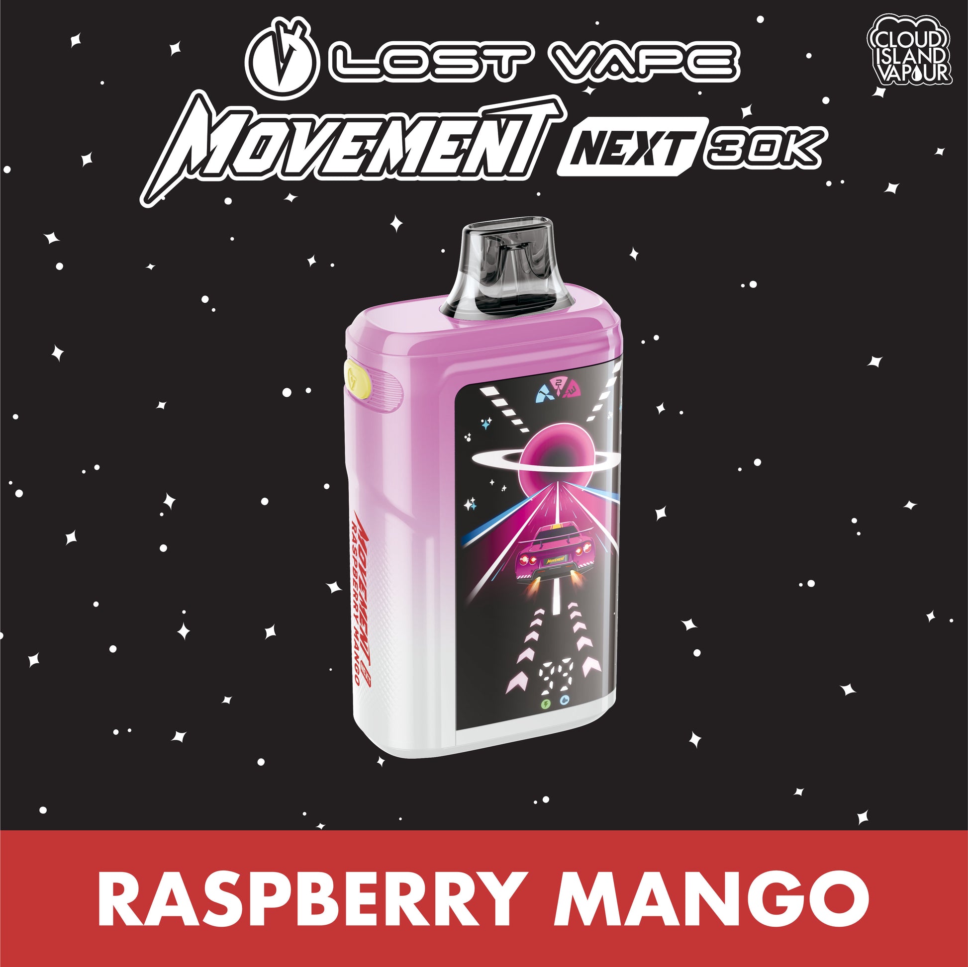 Lost Vape Movement Next 30K Disposable Vape Raspberry Mango