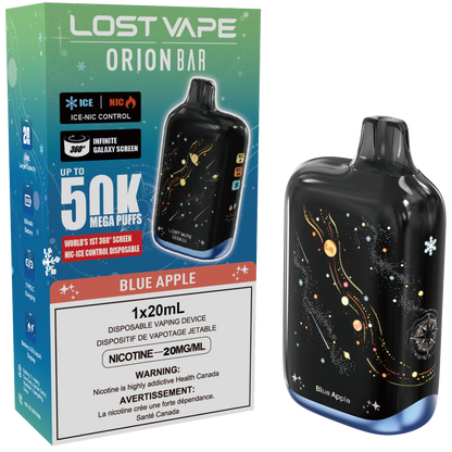 Lost Vape Orion Bar 50K Disposable Vape Blue Apple