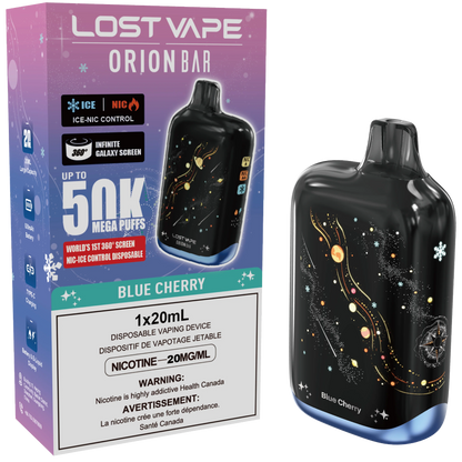 Lost Vape Orion Bar 50K Disposable Vape Blue Cherry