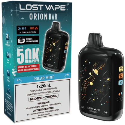 Lost Vape Orion Bar 50K Disposable Vape Polar Mint