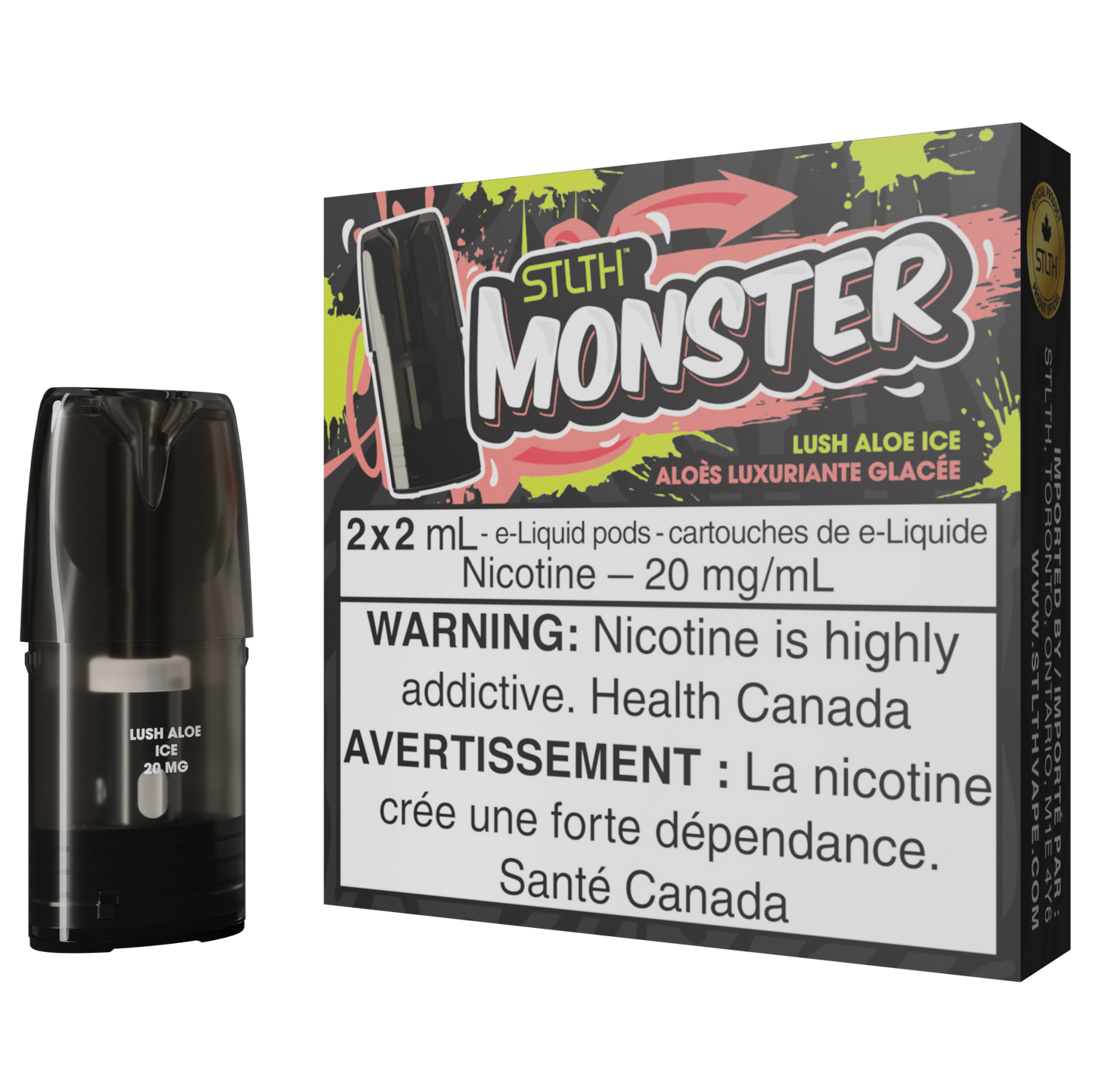 Lush Aloe Ice STLTH MONSTER Pod Pack