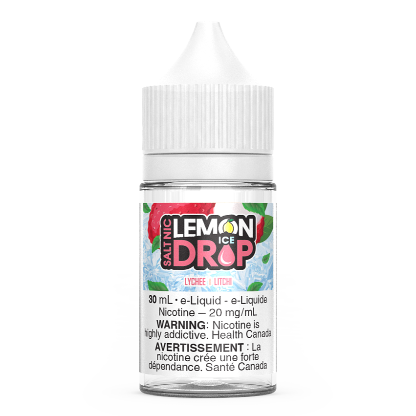 Lychee LEMON DROP ICE Salt Nic Vape Juice E-Liquid 30mL