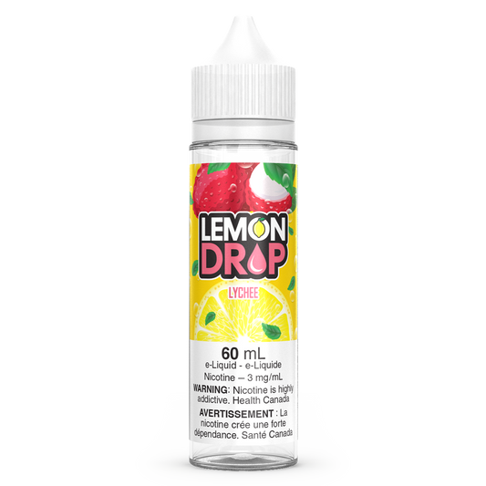 Lychee LEMON DROP Vape Juice E-Liquid 60mL Freebase