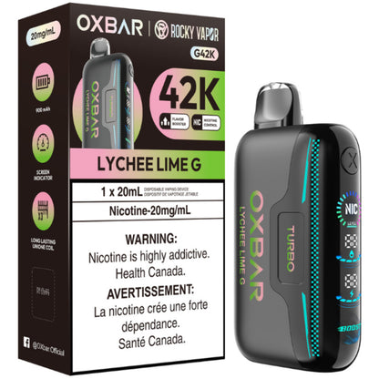 Lychee Lime G ROCKY VAPOR OXBAR G42K