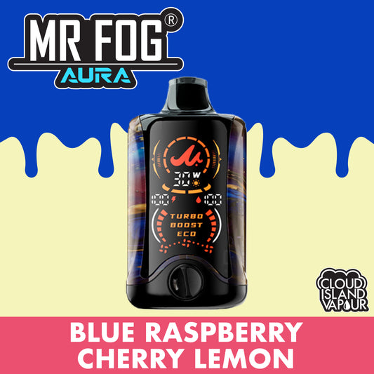 MR FOG AURA 60K Blue Raspberry Cherry Lemon