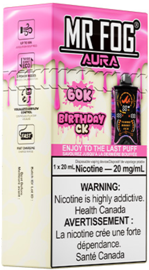 MR FOG AURA 60K Disposable Birthday CK