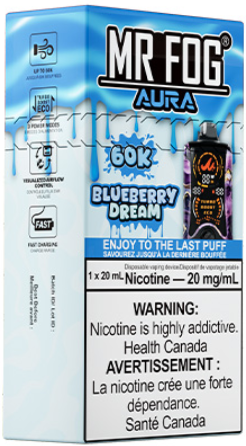 MR FOG AURA 60K Disposable Blueberry Dream