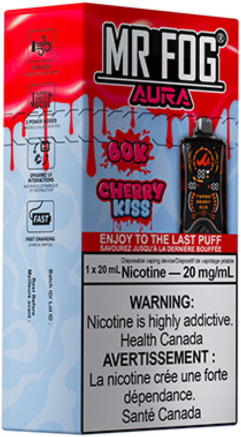 MR FOG AURA 60K Disposable Cherry Kiss