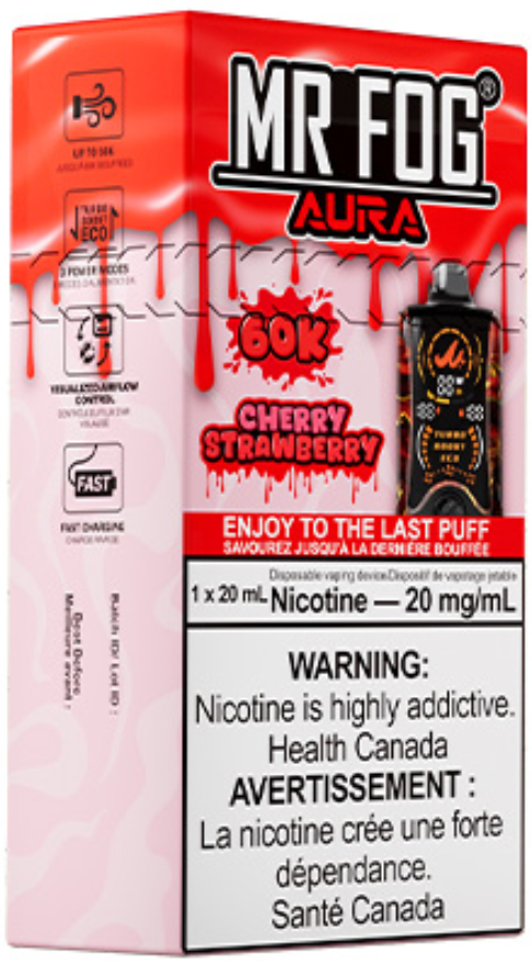 MR FOG AURA 60K Disposable Cherry Strawberry