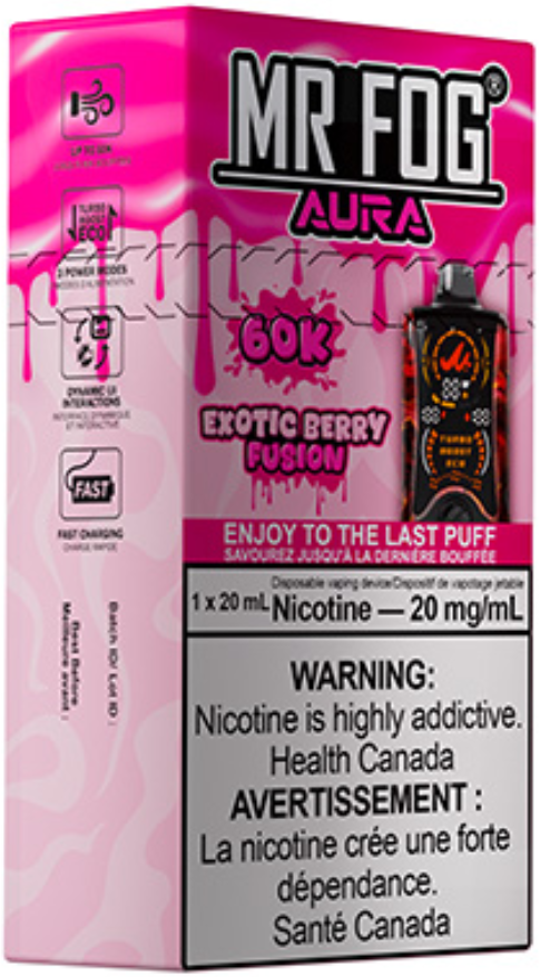 MR FOG AURA 60K Disposable Exotic Berry Fusion