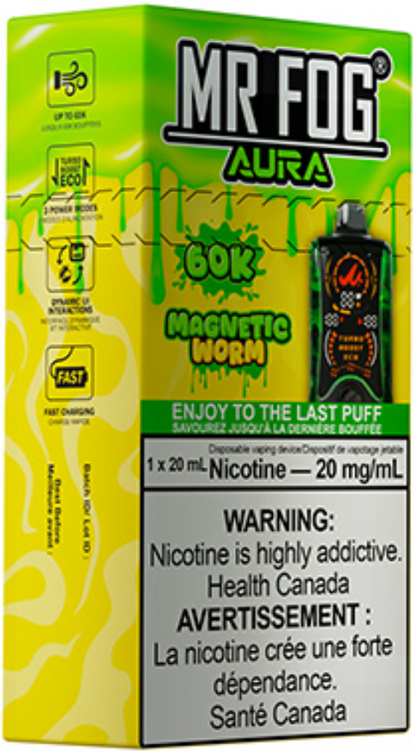 MR FOG AURA 60K Disposable Magnetic Worm