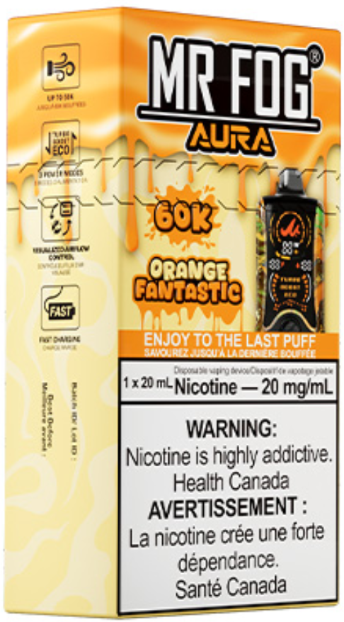 MR FOG AURA 60K Disposable Orange Fantastic