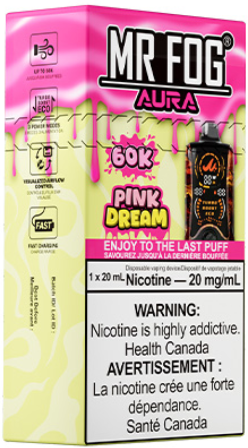 MR FOG AURA 60K Disposable Pink Dream
