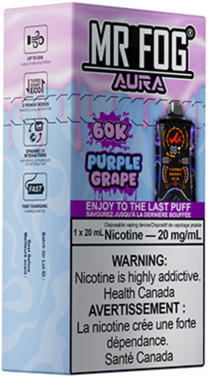 MR FOG AURA 60K Disposable Purple Grape