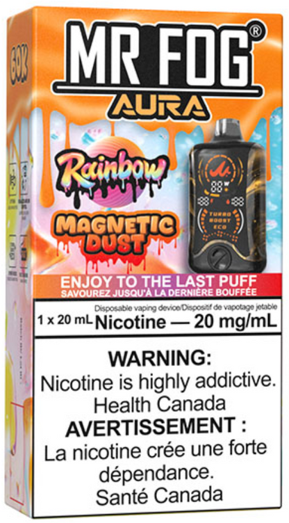 MR FOG AURA 60K Disposable Rainbow Magnetic Dust