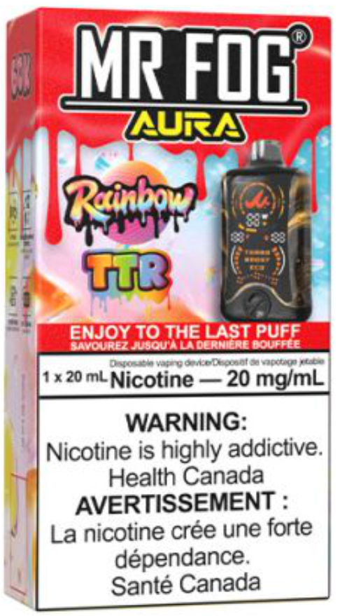 MR FOG AURA 60K Disposable Rainbow TTR