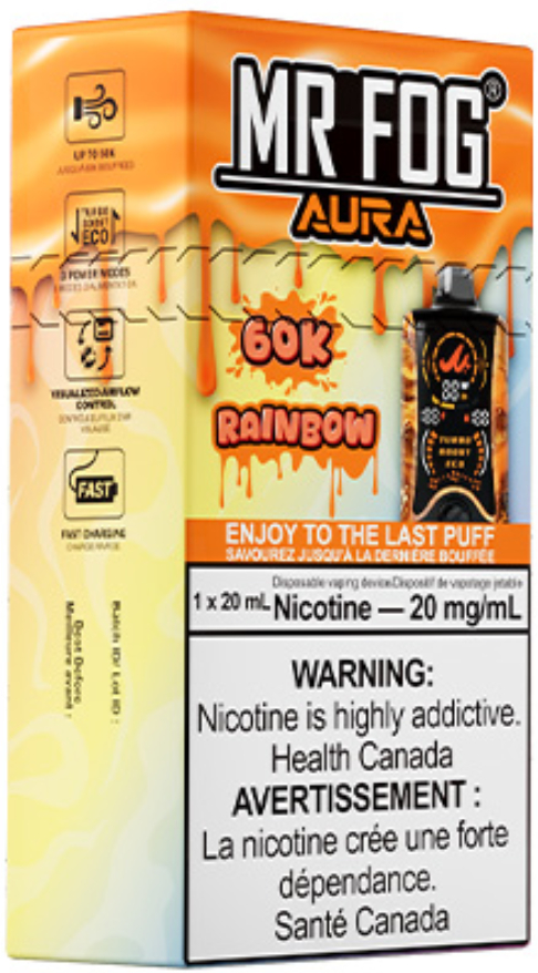 MR FOG AURA 60K Disposable Rainbow