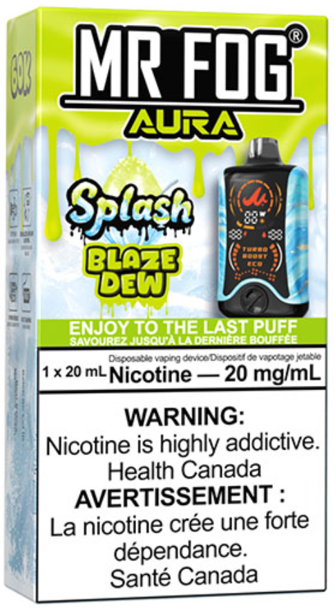 MR FOG AURA 60K Disposable Splash Blaze Dew