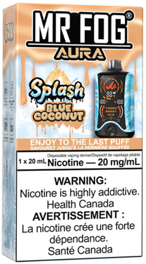 MR FOG AURA 60K Disposable Splash Blue Coconut