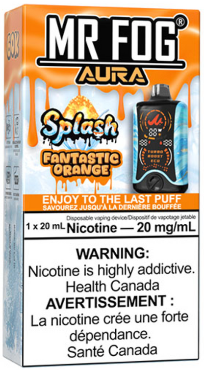 MR FOG AURA 60K Disposable Splash Fantastic Orange