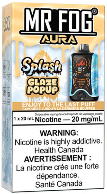 MR FOG AURA 60K Disposable Splash Glaze Popup