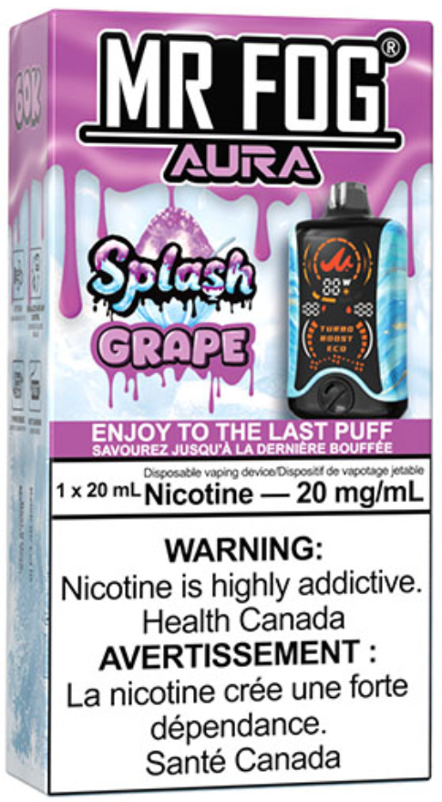MR FOG AURA 60K Disposable Splash Grape