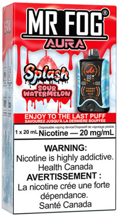 MR FOG AURA 60K Disposable Splash Sour Watermelon