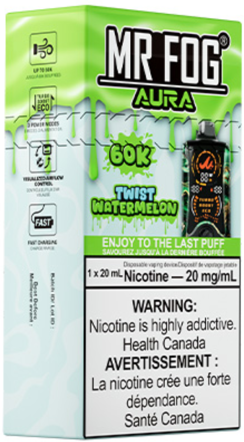 MR FOG AURA 60K Disposable Twist Watermelon