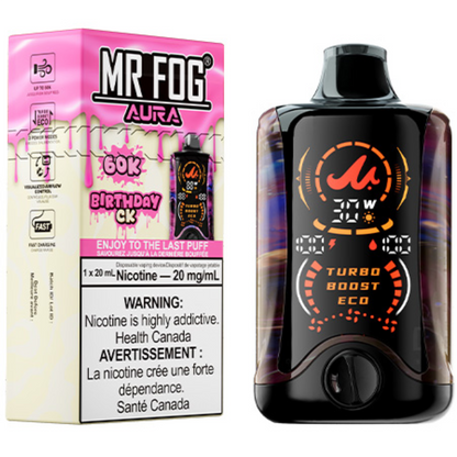 MR FOG AURA 60K Disposable Vape Birthday CK