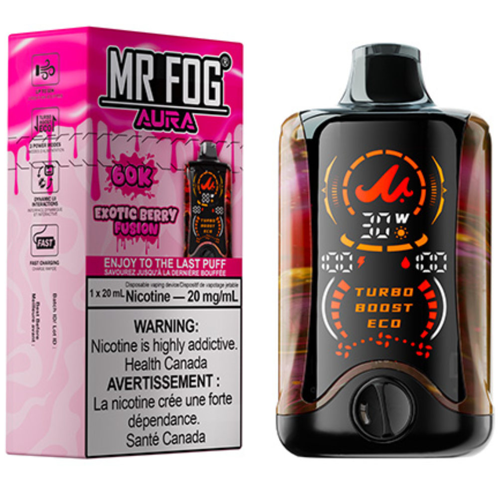 MR FOG AURA 60K Disposable Vape Exotic Berry Fusion
