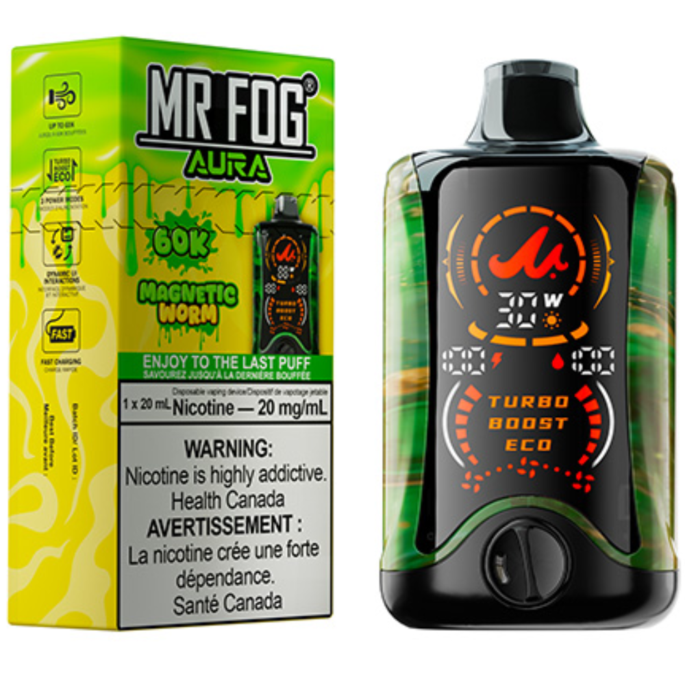 MR FOG AURA 60K Disposable Vape Magnetic Worm