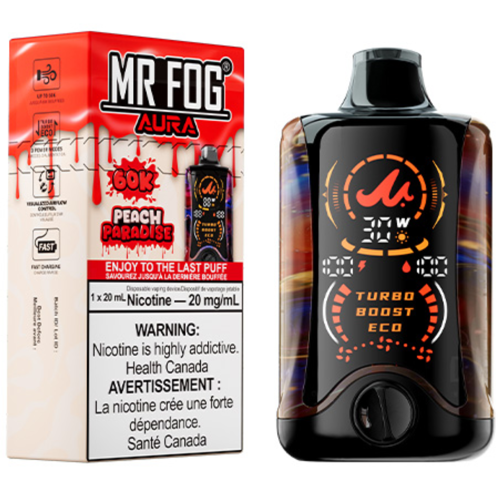 MR FOG AURA 60K Disposable Vape Peach Apricot