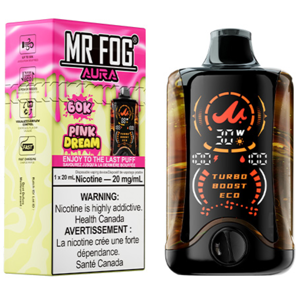 MR FOG AURA 60K Disposable Vape Pink Dream