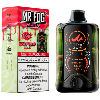 MR FOG AURA 60K Disposable Vape Sour Cherry Bliss