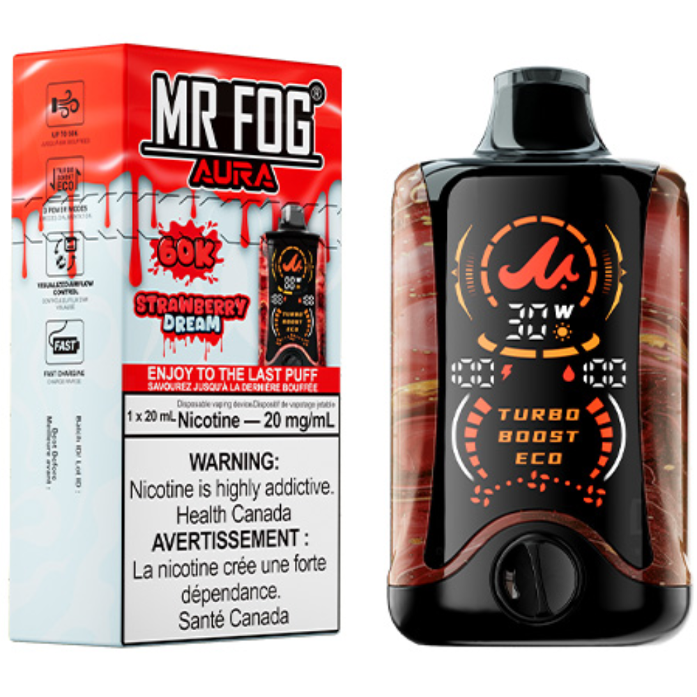 MR FOG AURA 60K Disposable Vape Strawberry Dream