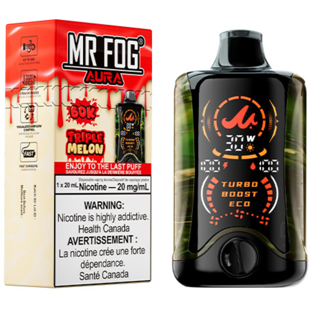 MR FOG AURA 60K Disposable Vape Triple Melon