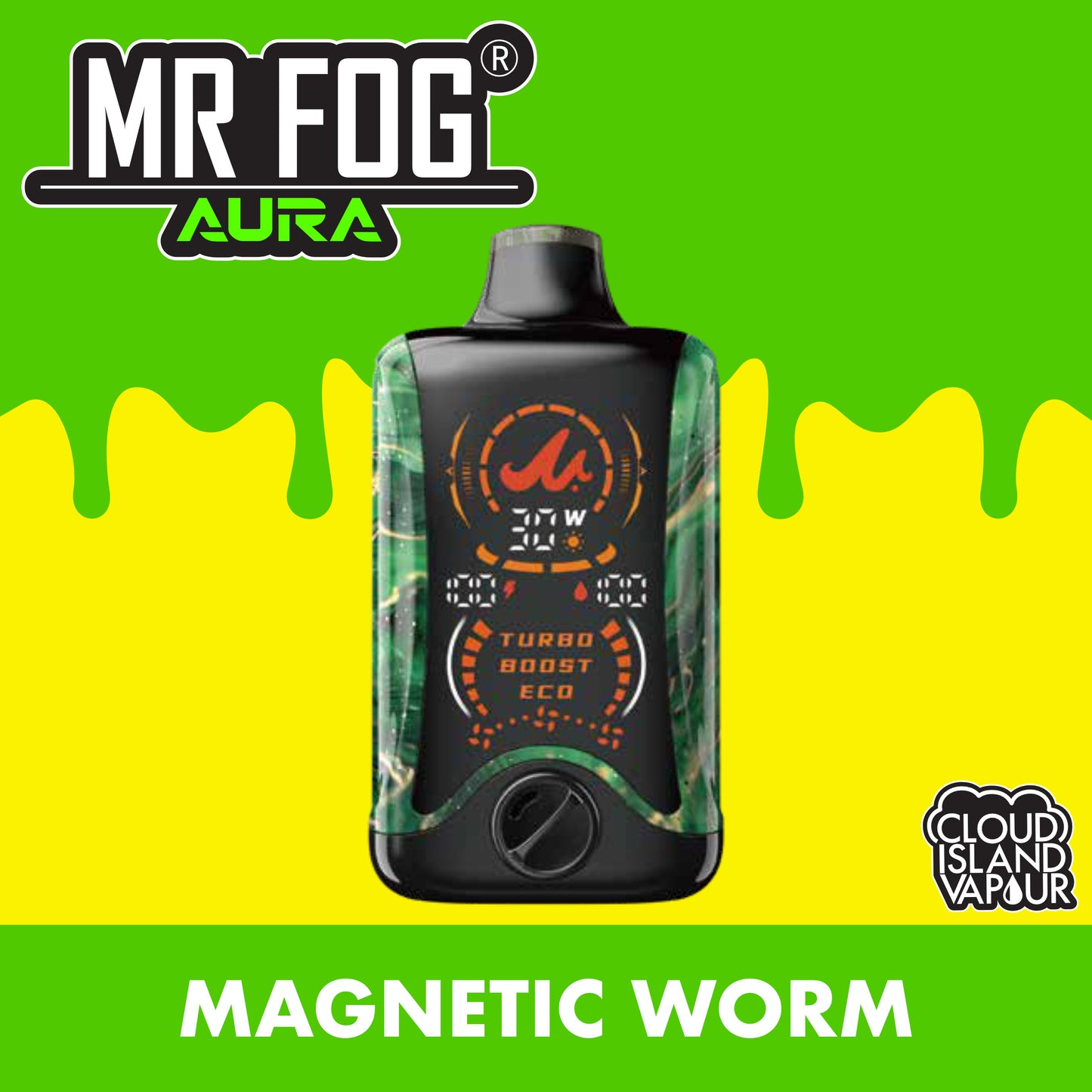 MR FOG AURA 60K Magnetic Worm