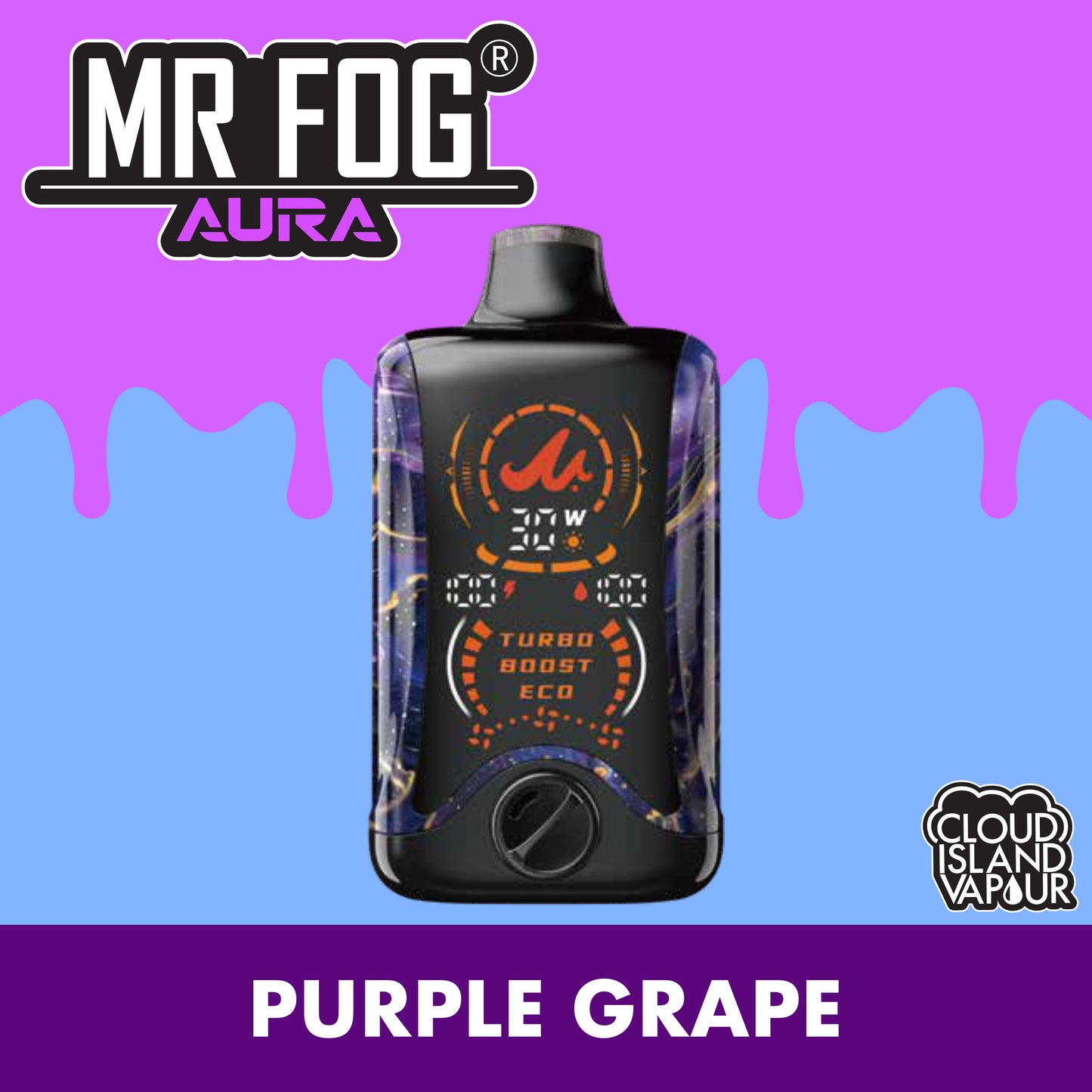 MR FOG AURA 60K Purple Grape