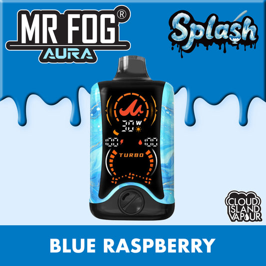 MR FOG AURA 60K Splash Blue Raspberry