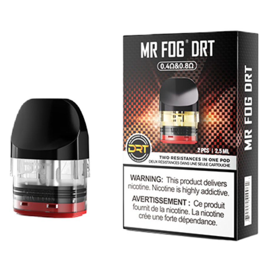 MR FOG DRT Replacement Pods 0.4 ohm & 0.8 ohm Package
