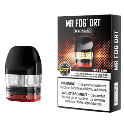 MR FOG DRT Replacement Pods 0.4 ohm & 0.8 ohm Package