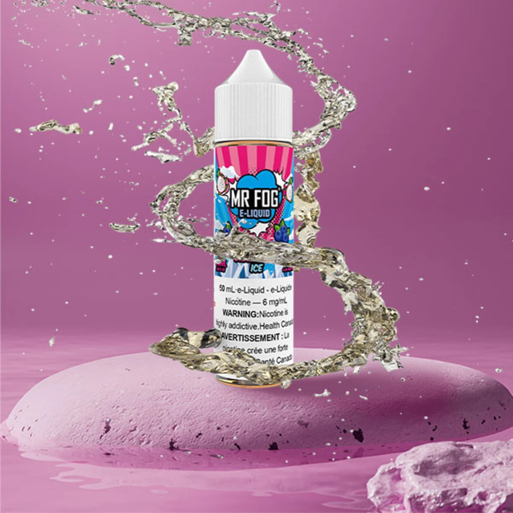 MR FOG E-Liquid 60mL Blueberry Dragonfruit Ice