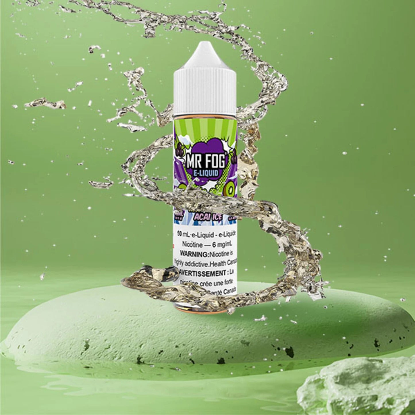 MR FOG E-Liquid 60mL Kiwi Melon Acai Ice