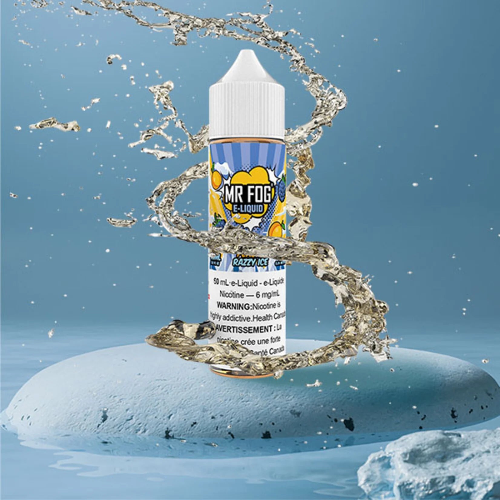 MR FOG E-Liquid 60mL Peachy Razzy Ice