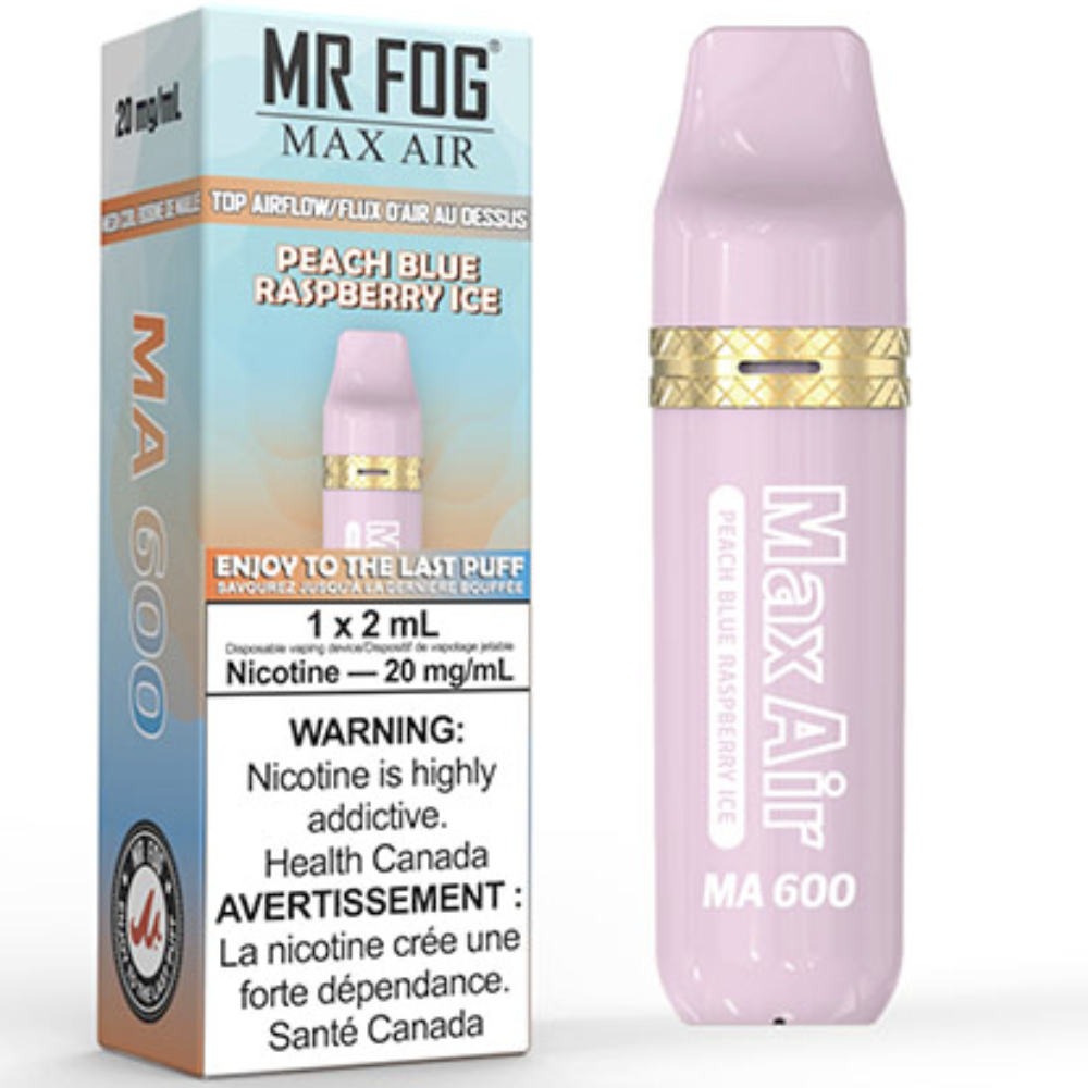 MR FOG MAX AIR MA600 Peach Blue Raspberry Ice