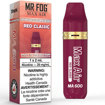 MR FOG MAX AIR MA600 Red Classic