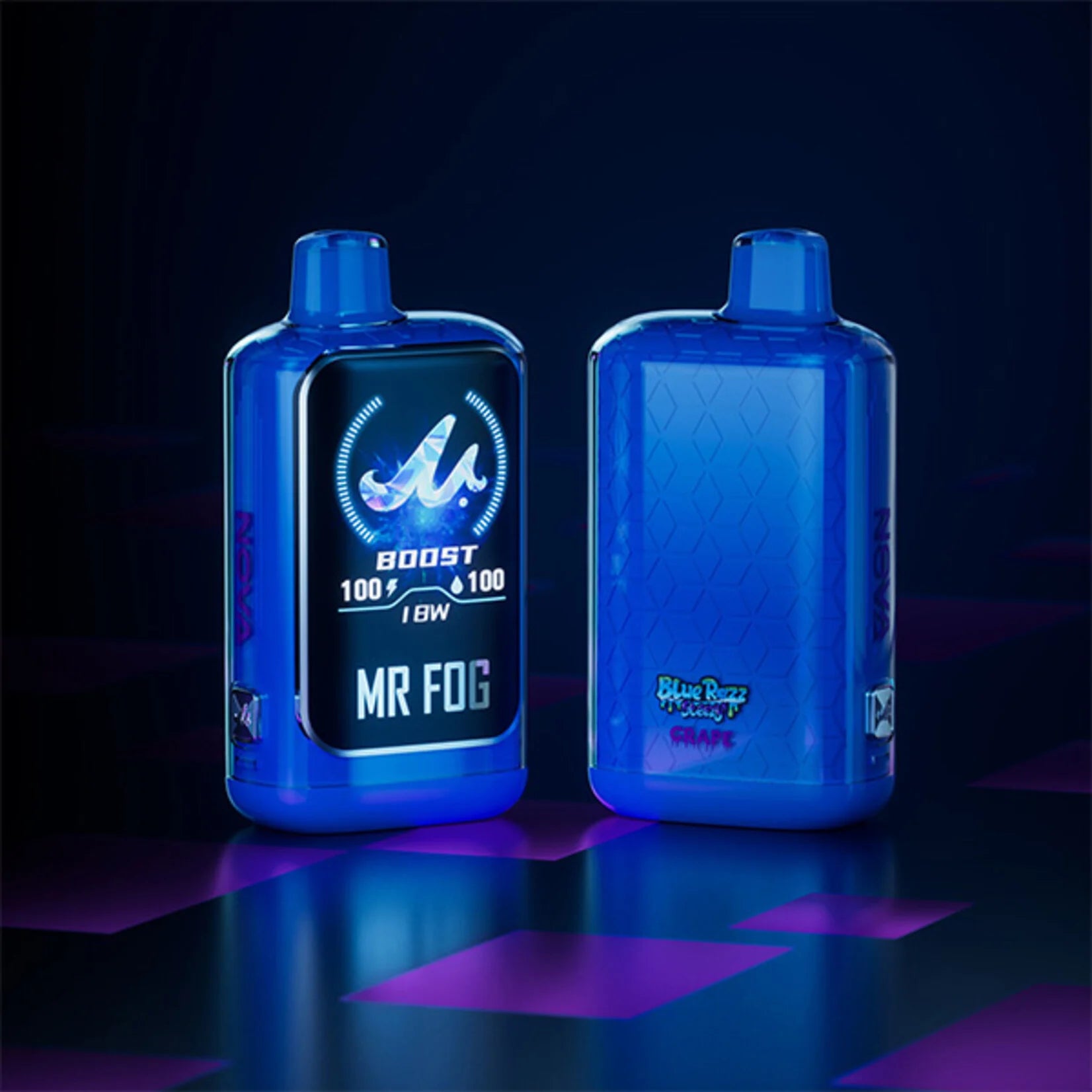 MR FOG NOVA 36K Disposable Vape - Blue Razz Steezy Grape – Cloud Island ...