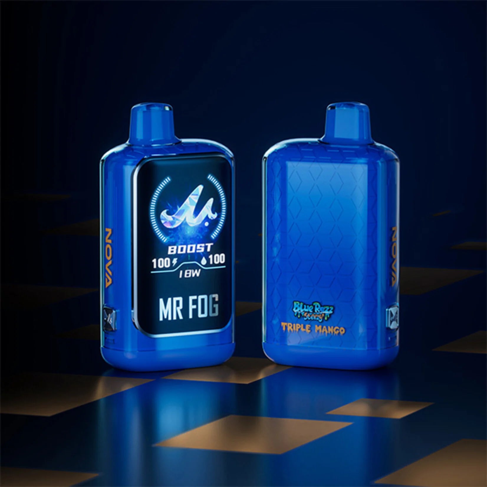 MR FOG NOVA 36K Disposable Vape - Blue Razz Steezy Triple Mango Cloud Island Vapour MR FOG NOVA 36K Disposable Vape - Blue Razz Steezy Triple Mango Cloud Island Vapour