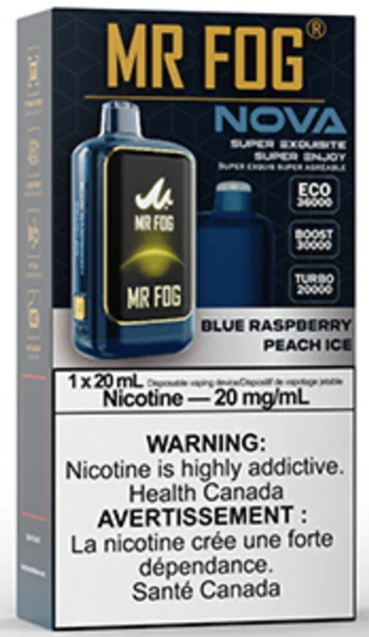 MR FOG NOVA 36K Disposable Vape - Blue Raspberry Peach Ice Cloud Island Vapour MR FOG NOVA 36K Disposable Vape - Blue Raspberry Peach Ice Cloud Island Vapour